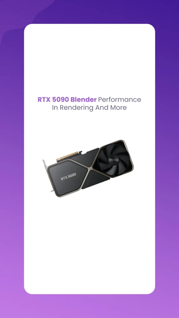 5090 Blender Performance