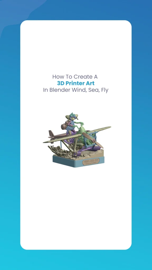 3D Printer Art in Blender