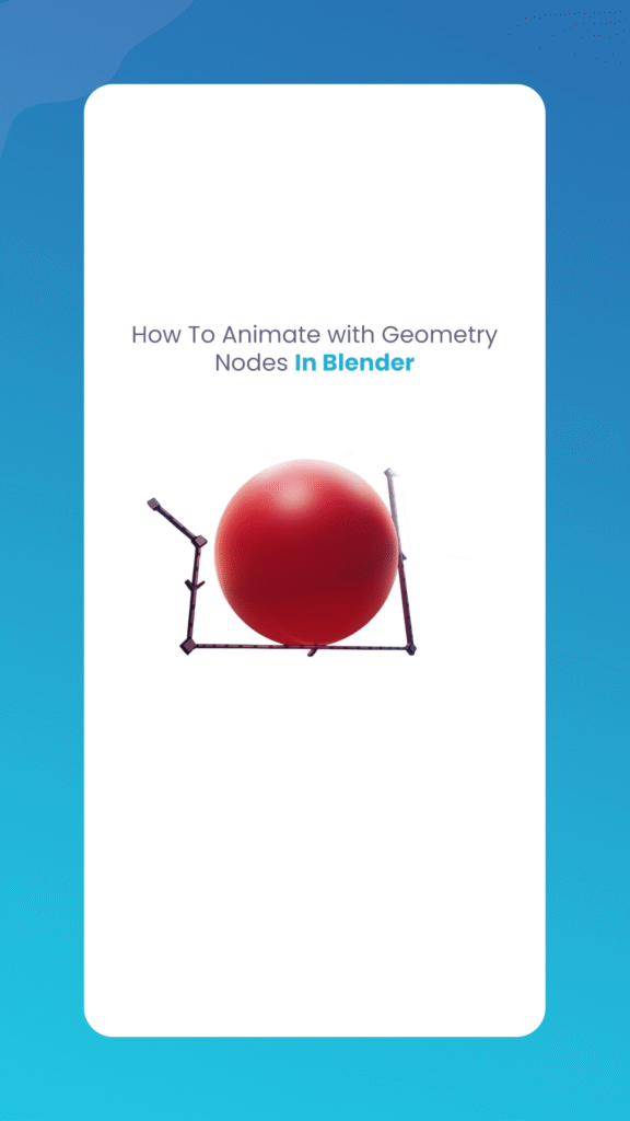 Animate with Geometry Nodes