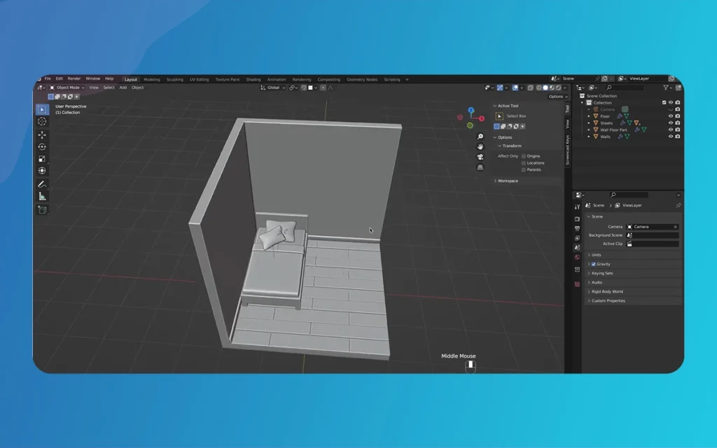 Isometric Bedroom Tutorial 