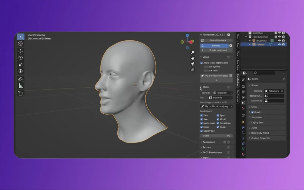 Photo or Image to 3D Face