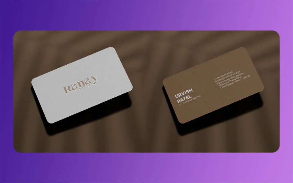 Artist Business Cards PSD Keys