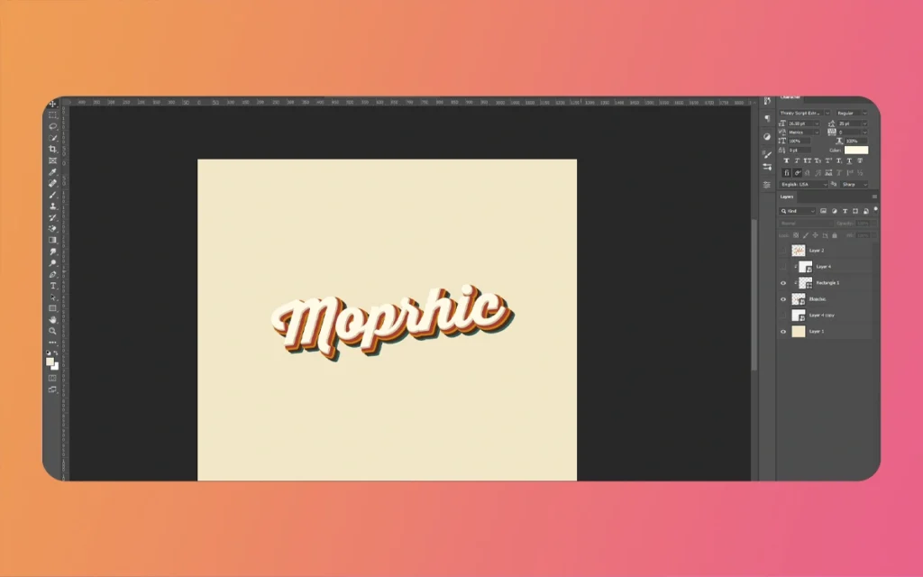 Vintage Retro Ligature Font