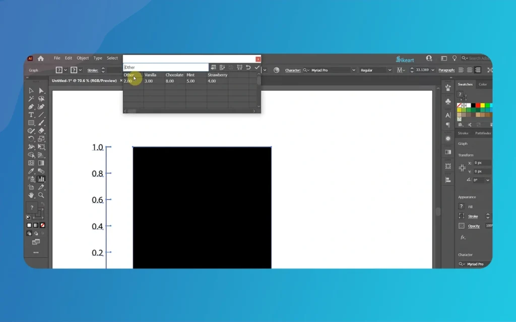 X and Y Axis in Illustrator