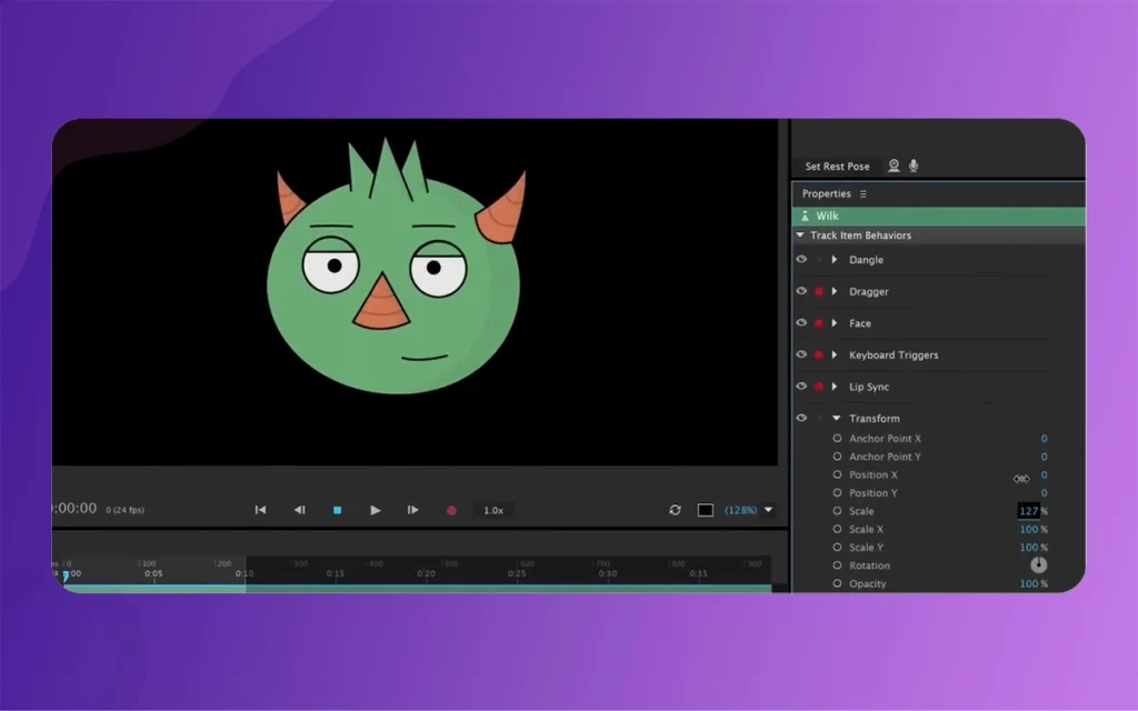 Green Cartoon Characters