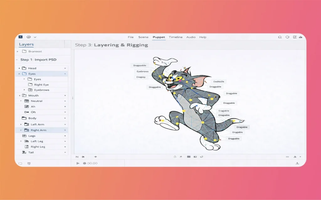 Grey Cartoon Characters