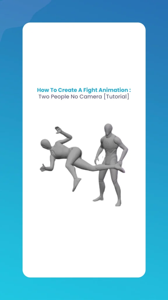 Fight Animation Two People No Camera
