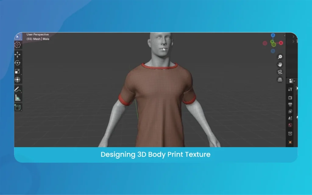 3D Body Print Shirt