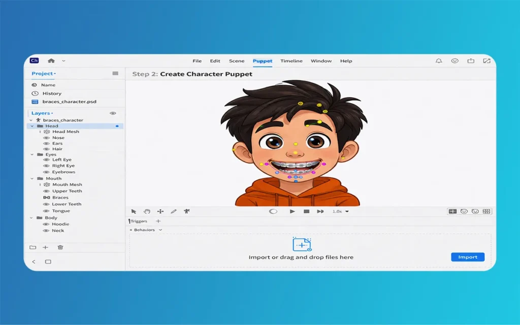 Cartoon Characters with Braces	