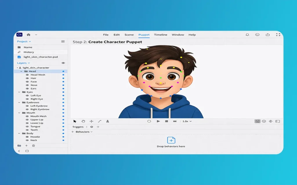 Light Skin Cartoon Characters
