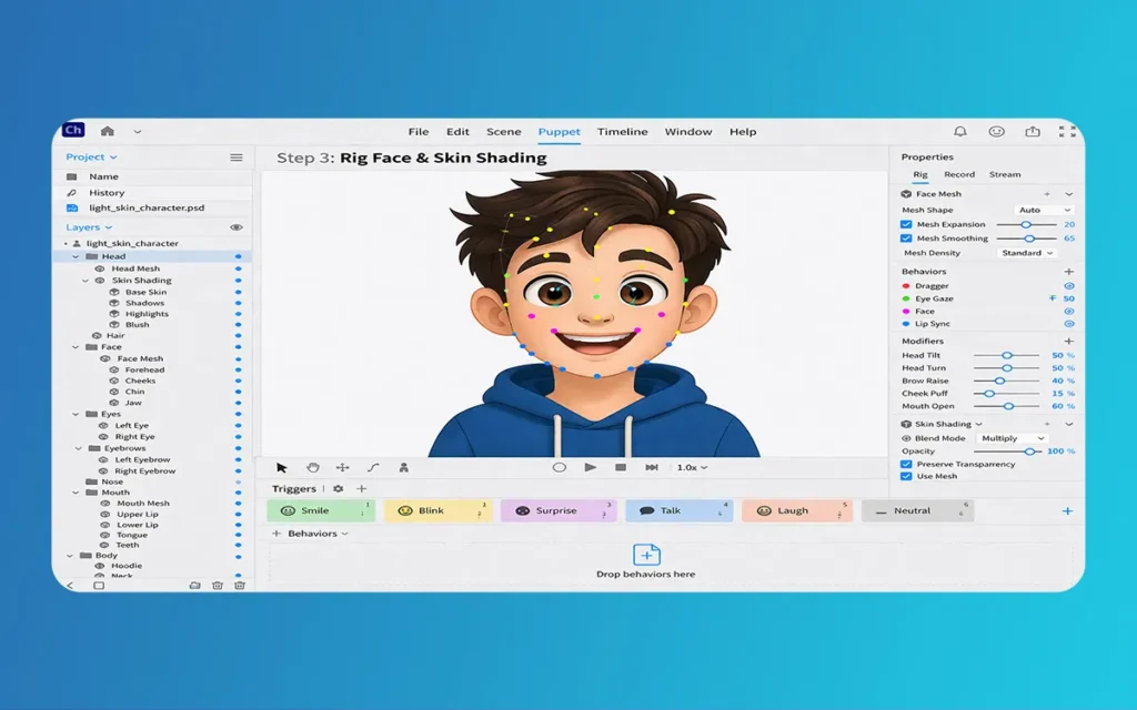 Light Skin Cartoon Characters