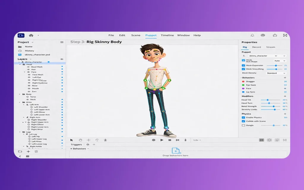 Skinny Cartoon Characters