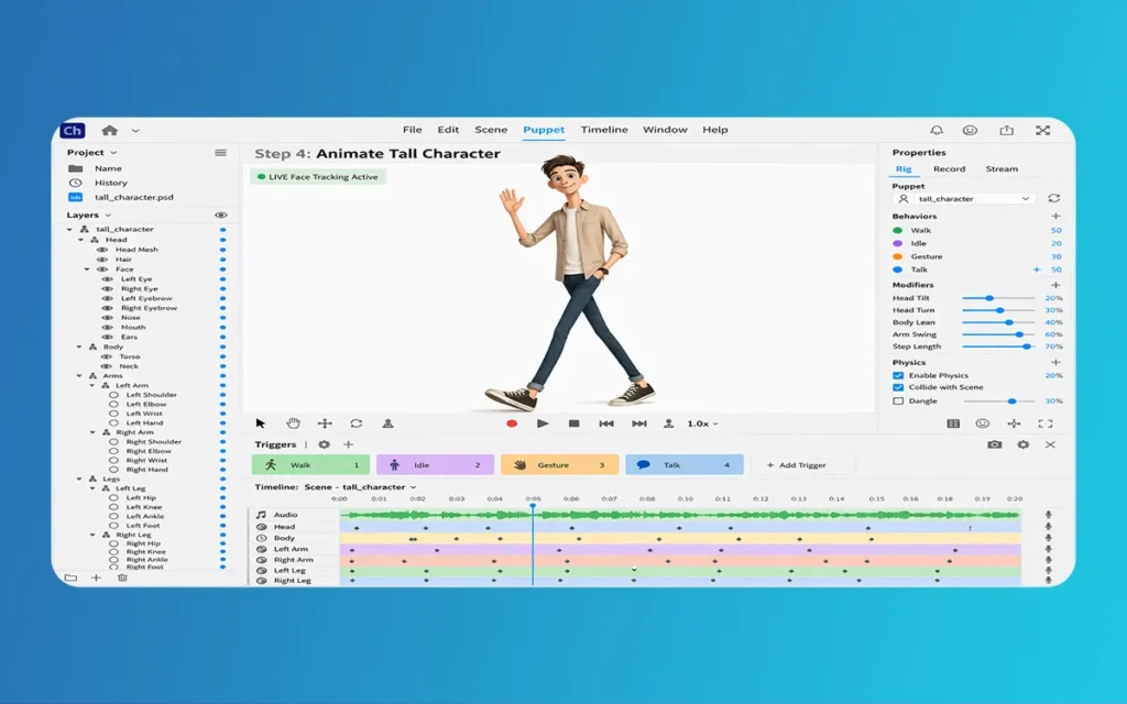 Tall Cartoon Characters