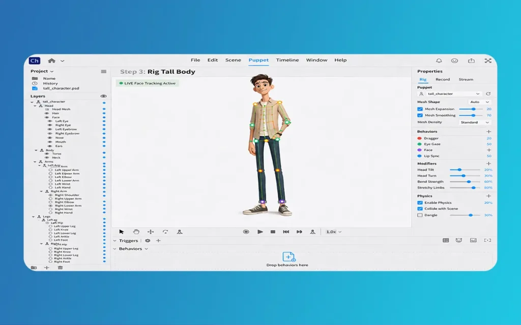 Tall Cartoon Characters