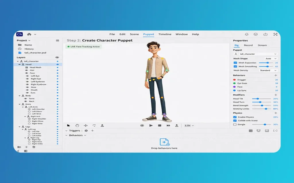 Tall Cartoon Characters