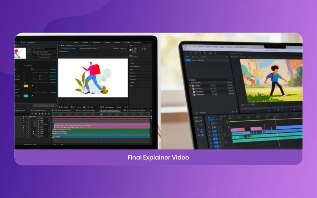 2D Character Animation for Explainer Videos